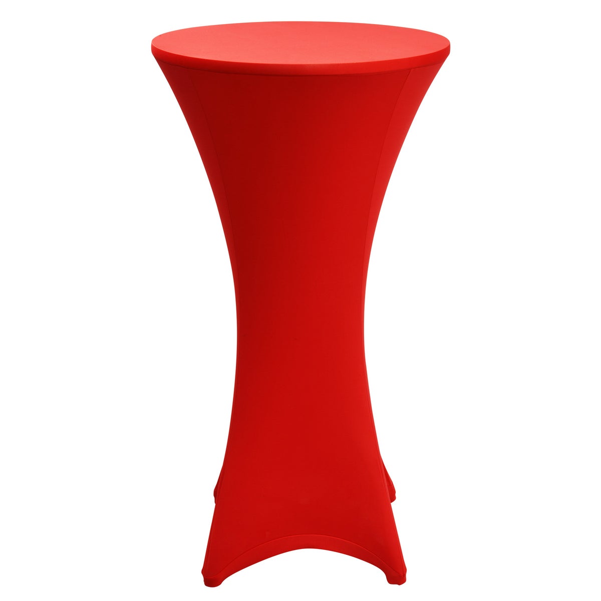 Beautissu Stella bartafelhoes Ø 70 cm rood
