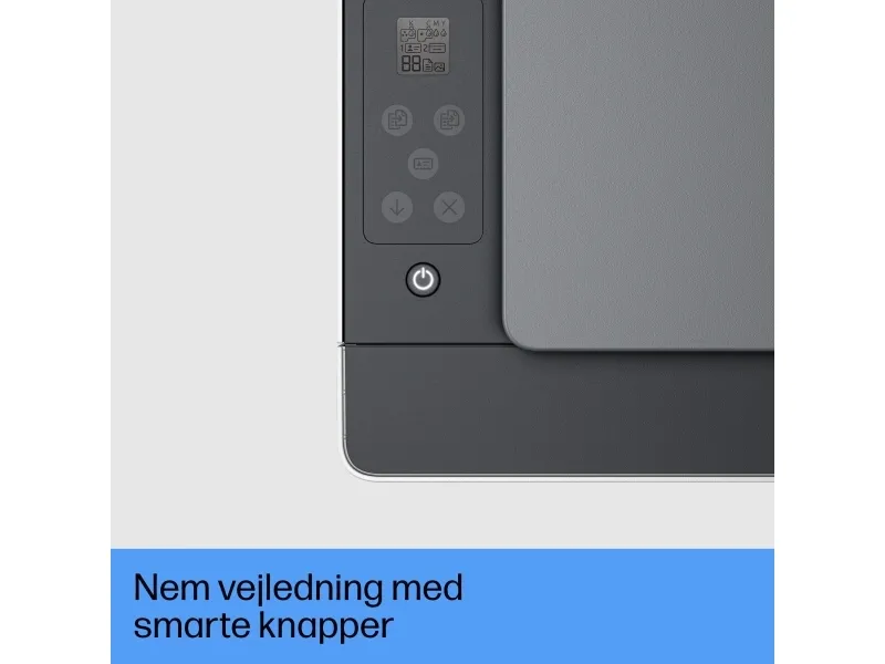 HP Smart Tank 5105 All-in-One - Multifunktionsprinter - farve - blækprinter - kan genopfyldes - Legal (216 x 356 mm) (original) - A4/Legal (medie) - op til 10 spm (kopiering) - op til 12 spm (udskriver) - 100 ark - USB 2.0, Wi-Fi(n), Bluetooth - lys
