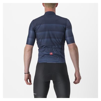 Maillot Manches Courtes Castelli Livelli Bleu