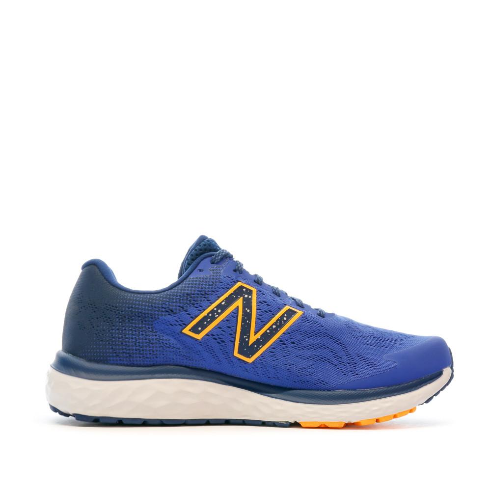 New Balance Chaussures de Running Bleu/Orange Homme New Balance 680v7