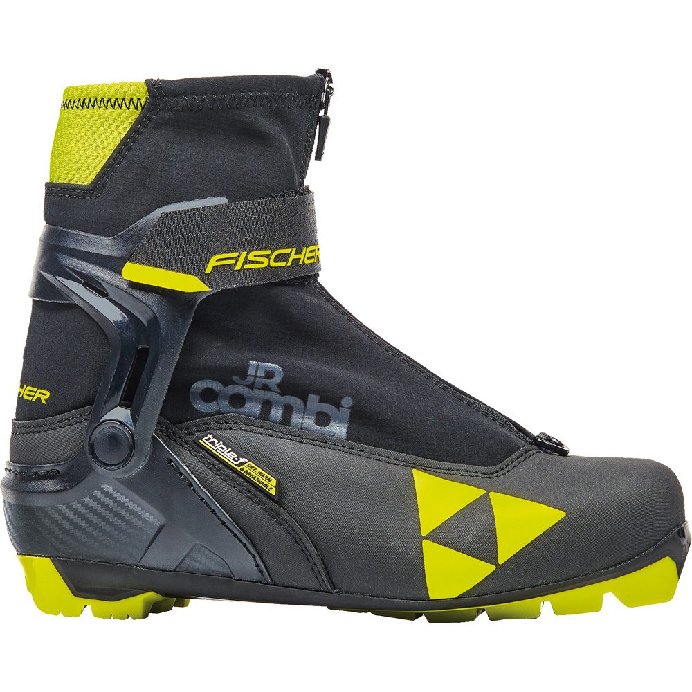 Fischer JR Combi 20/21 Langlaufschuhe Kinder schwarz