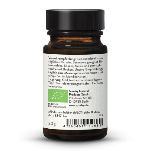 Sunday Natural Products  Lichtwurzel PulverBio