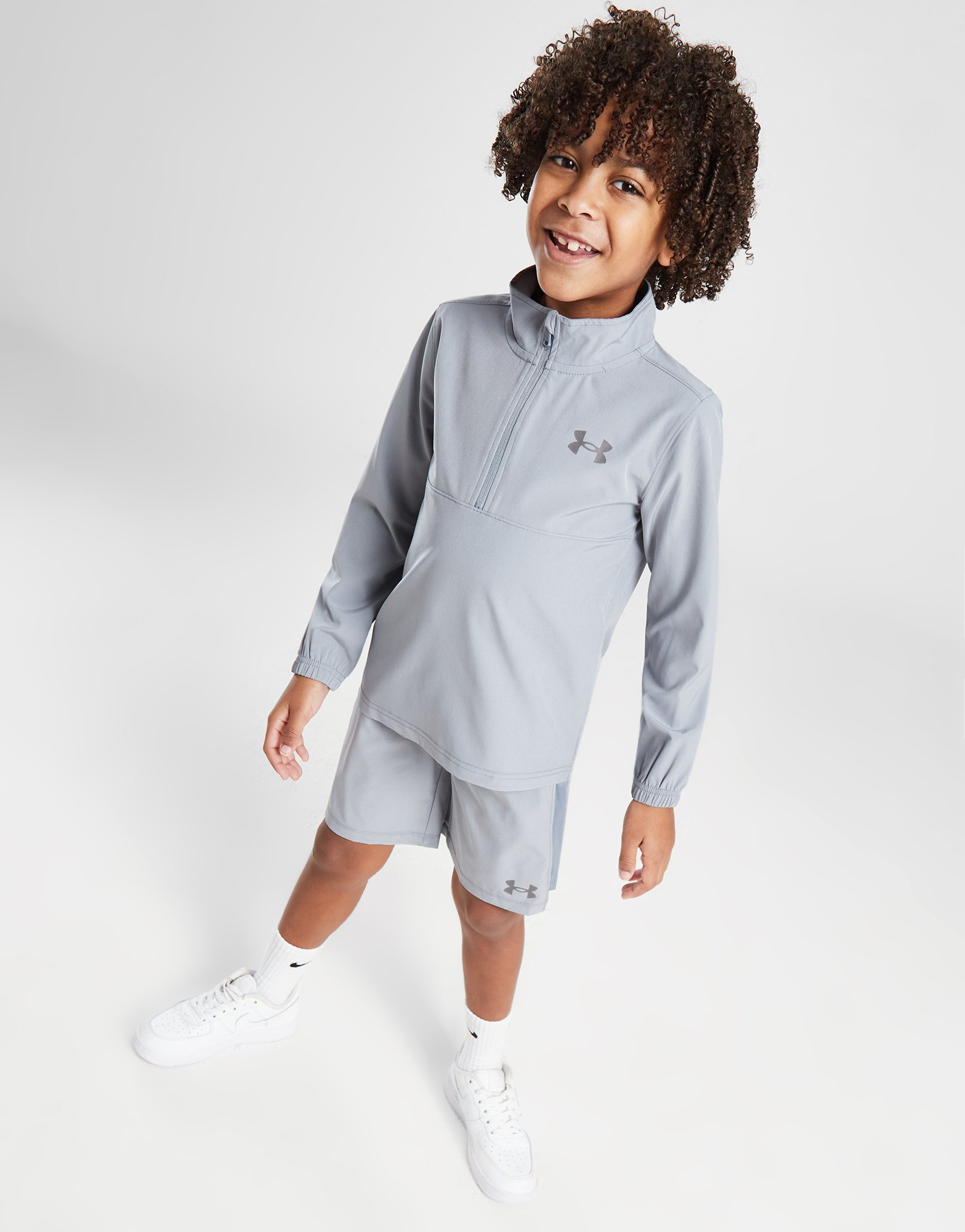 Under Armour Ensemble Haut Zippé/Short Vasnish Woven Enfant