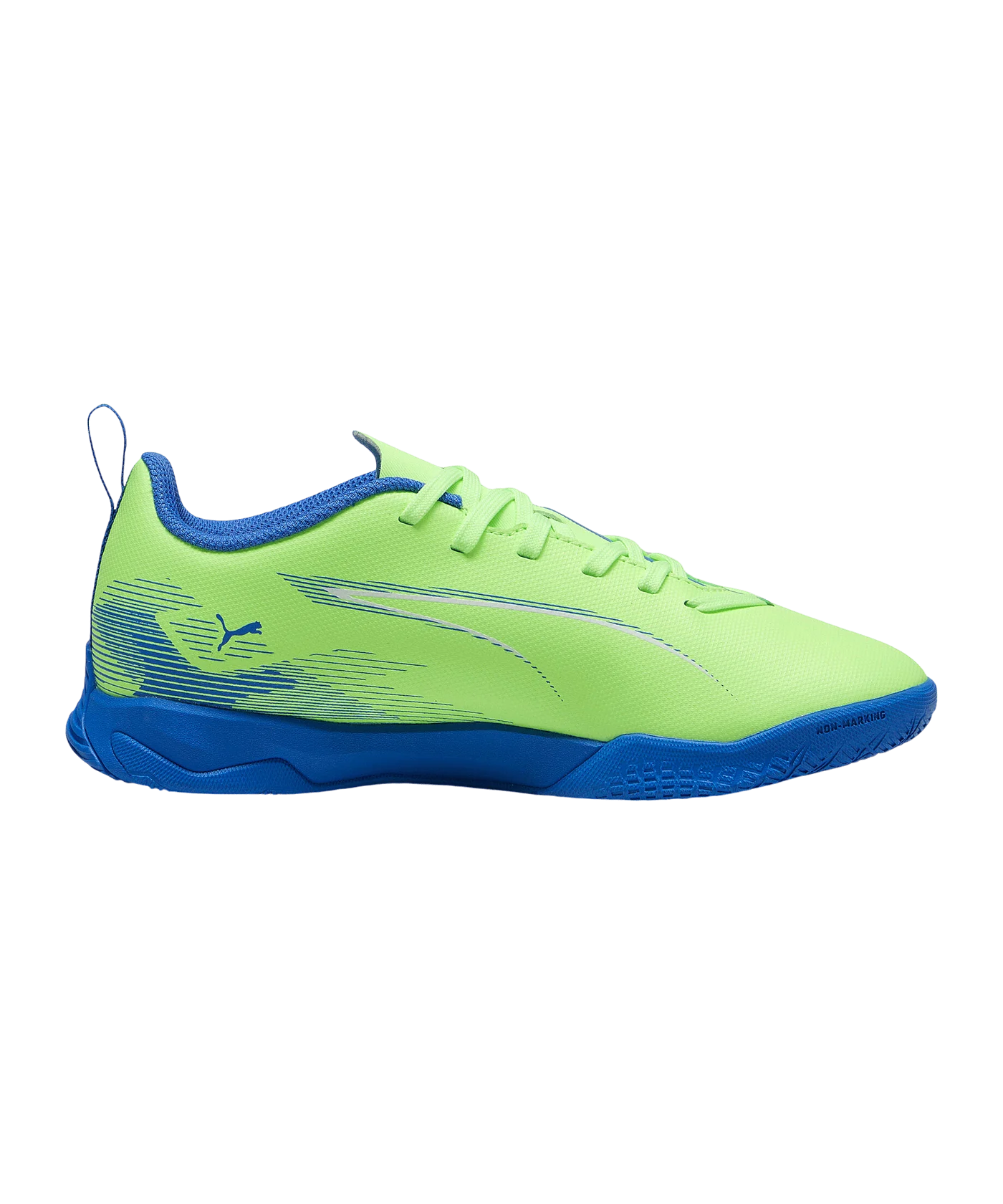 PUMA ULTRA 5 Play IN Lights Out Jr Kids Grün Weiss F03