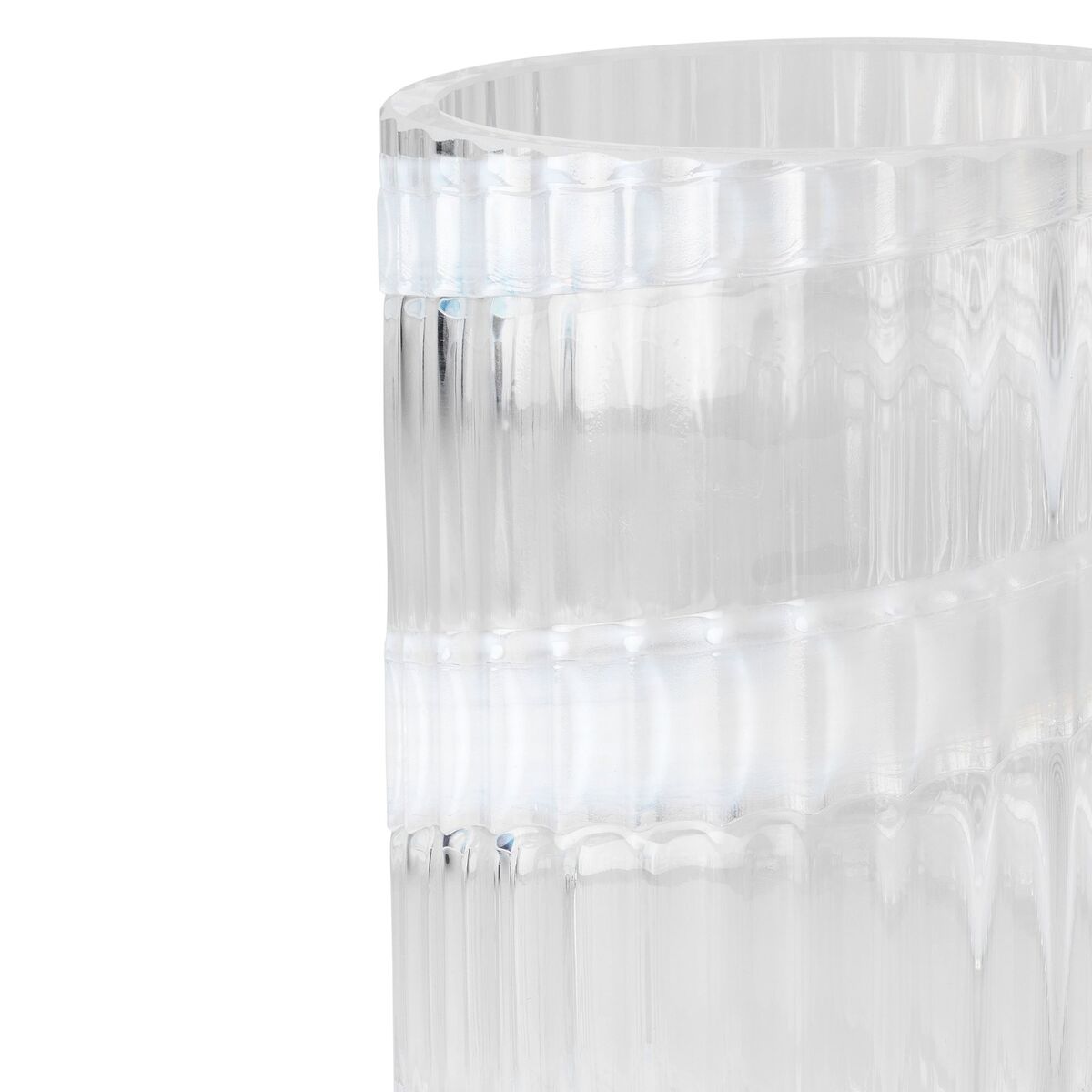 Swirl vase 15,5 cm, hvit