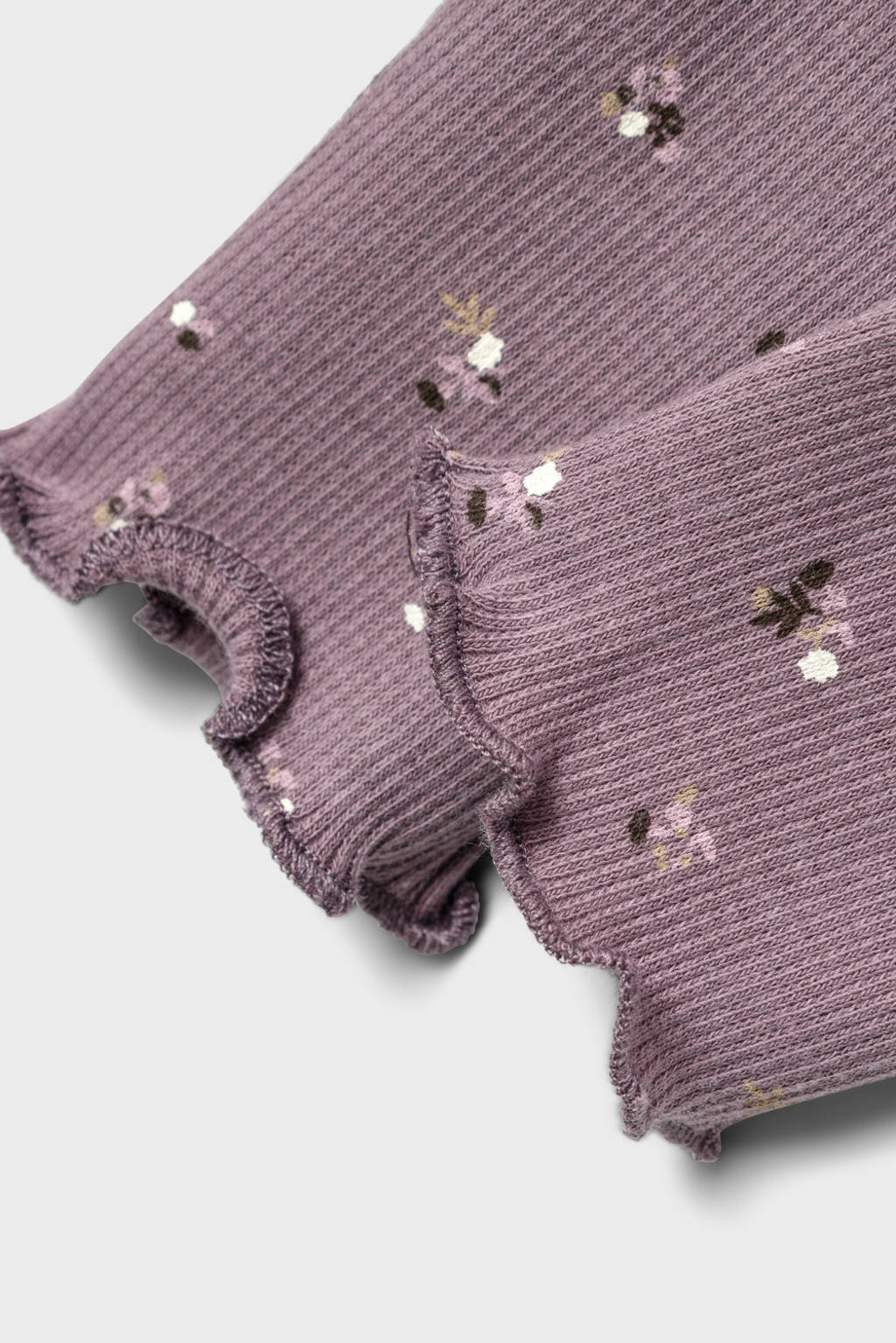 NAME IT baby legging NBFOLINNE met all over print mauve