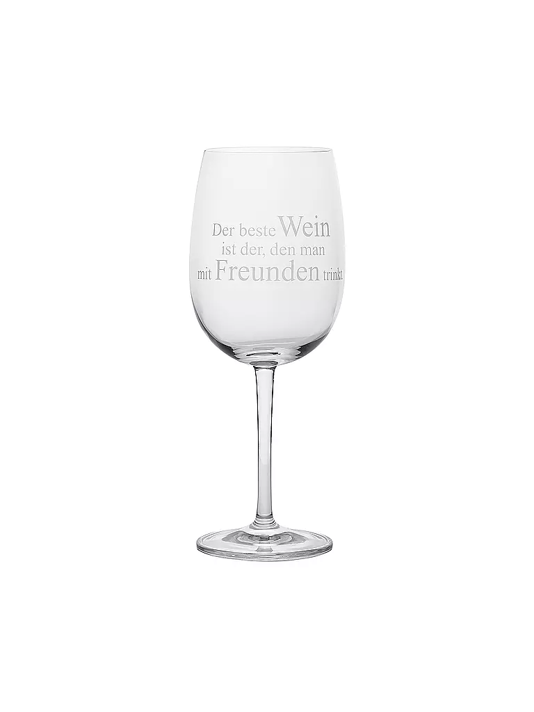 RAEDER Weinglas - Der beste Wein transparent