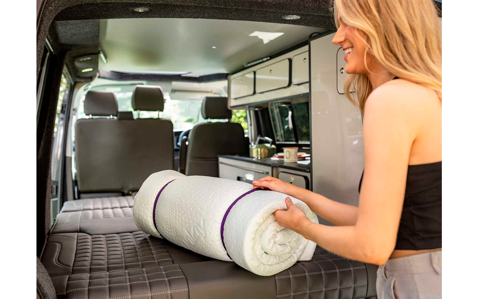 Duvalay Compact Reisetopper 190 x 66 x 2,5 cm