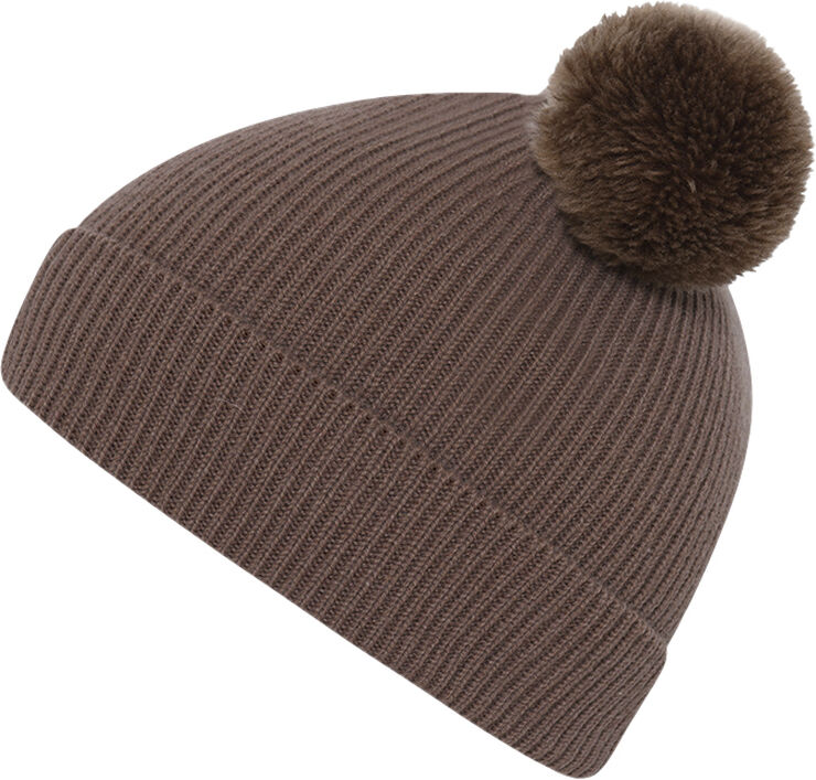 mpKids Bergen hat - pompons Portabella