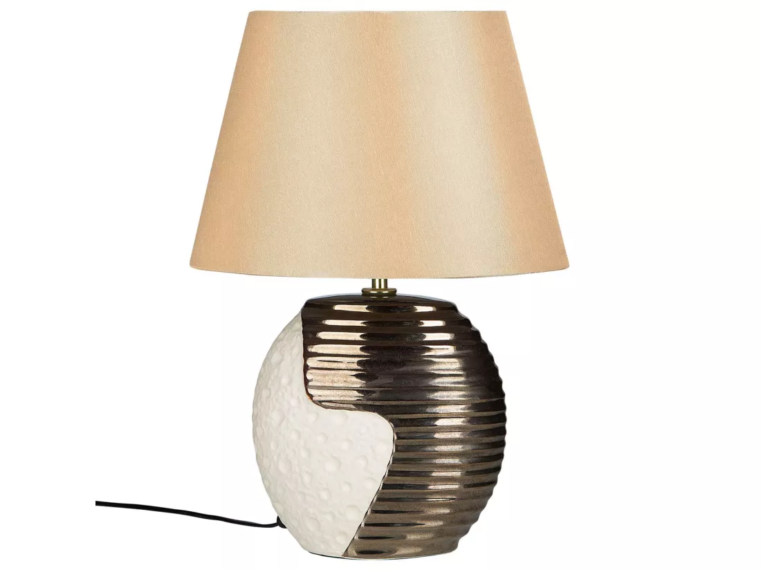 Lampe à poser ESLA Porcelaine Beige