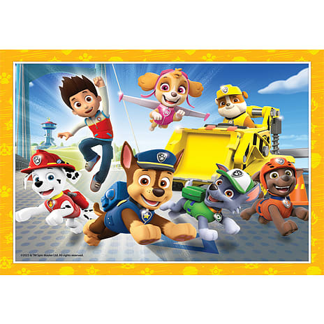 Paw Patrol puslespil 4i1 - 12, 16, 20 og 24 brikker