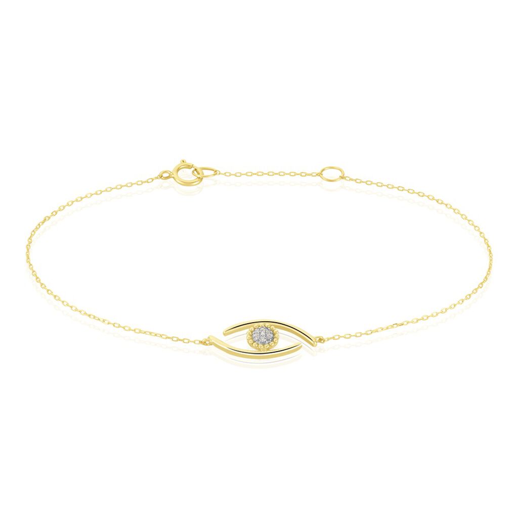 Bracelet Irlana Or Jaune Diamant
