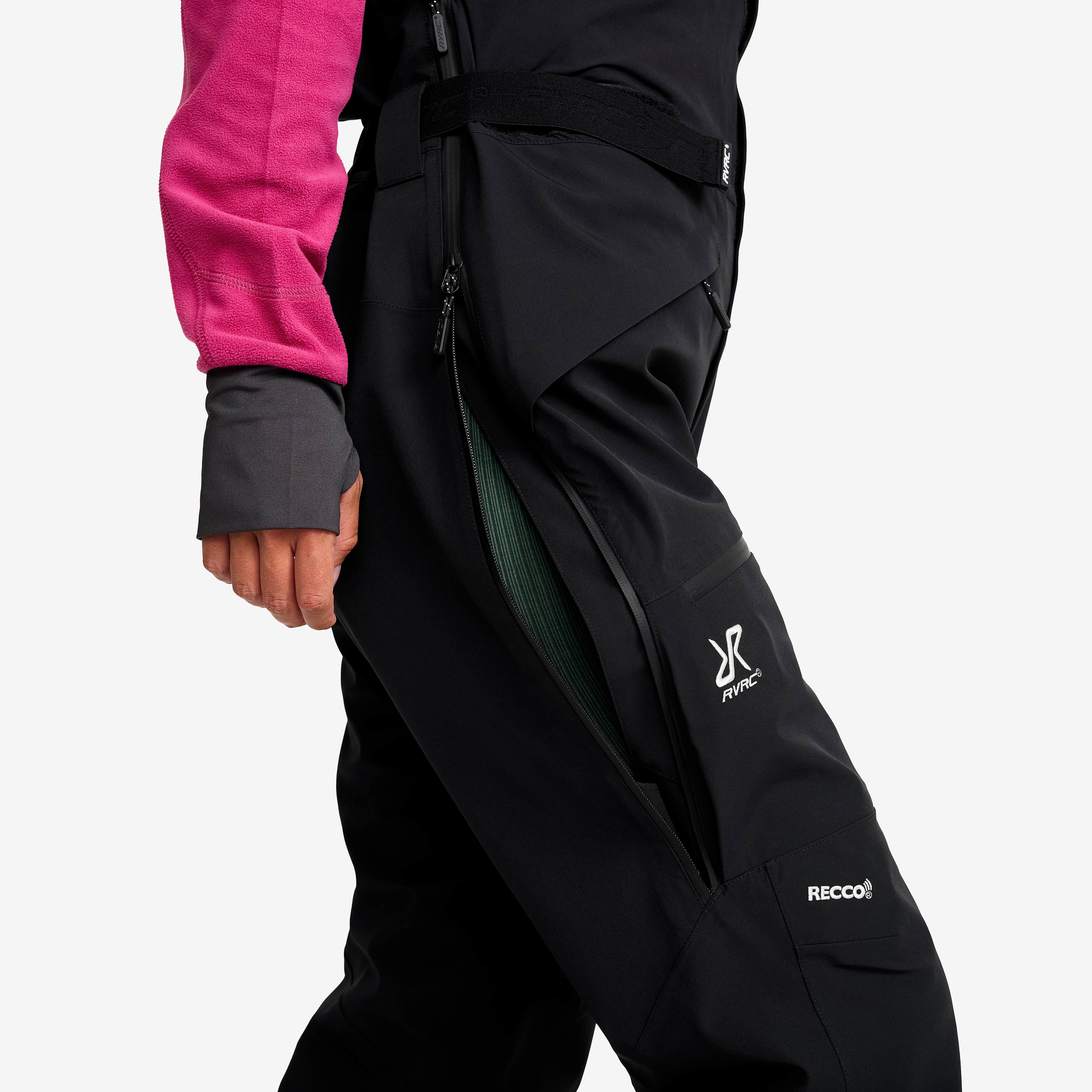 Atlas 3L Ski Bib Pants Dame Black