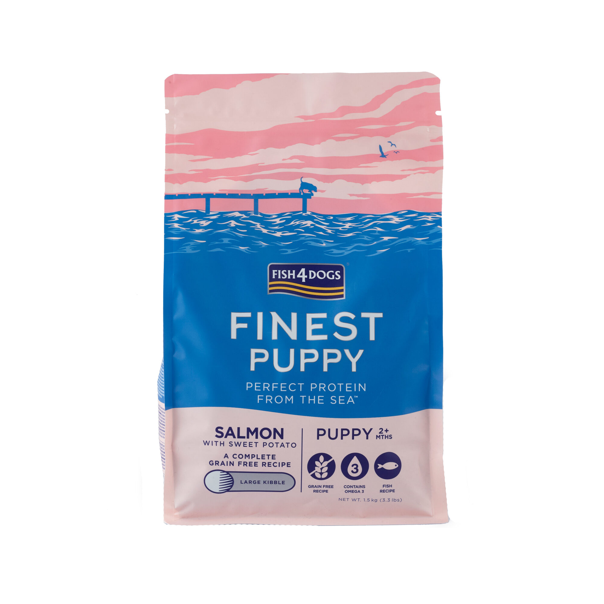 Fish4Dogs Finest Puppy Zalm met Zoete Aardappel