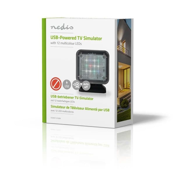Nedis TV Simulator | USB-Strøm | Innendørs | Sort