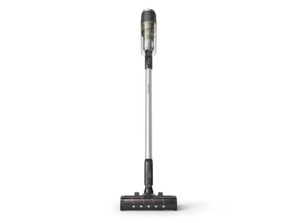 Philips 3000 Series XC3033 - Støvsuger - pind/håndholdt (2-i-1) - uden pose - ledningsfri - olivengrøn - 1 batteri, inkluderet oplader