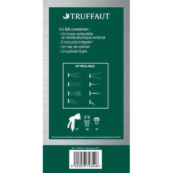 Tuyau d'arrosage extensible 15m