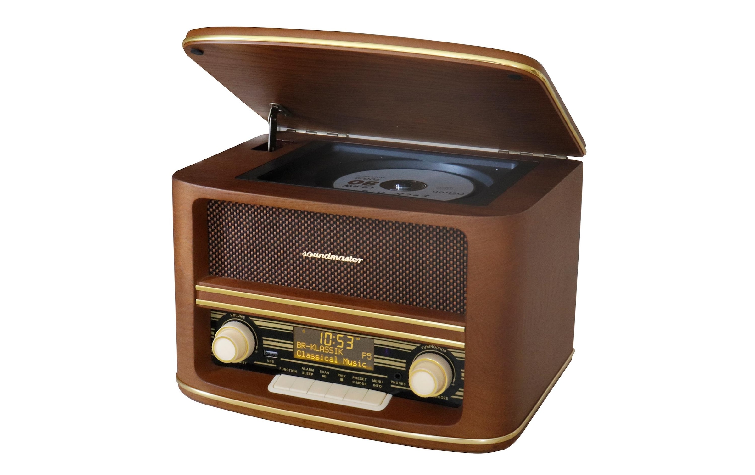 Soundmaster Stereoanlage »NR961 Braun« ( Digitalradio (DAB+) | FM-Tuner )