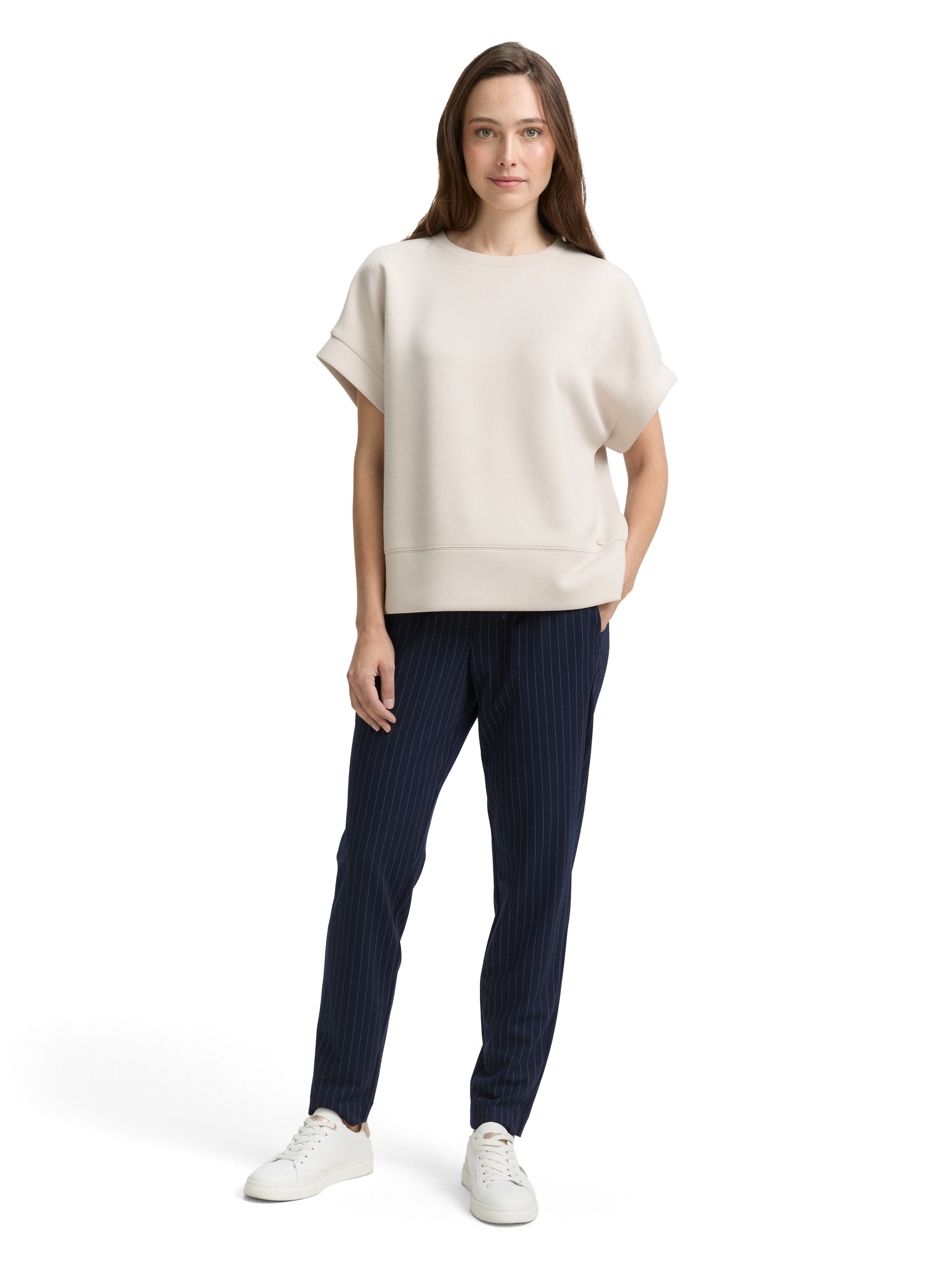 TOM TAILOR Stoffhose  mit Nadelstreifen