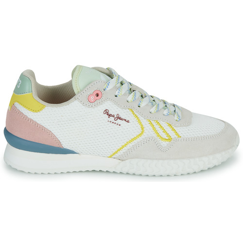 Pepe jeans - HOLLAND MESH W - Blanc / Beige / Rose