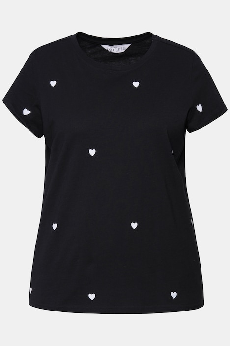 T-Shirt, Rundhals,  Herzen