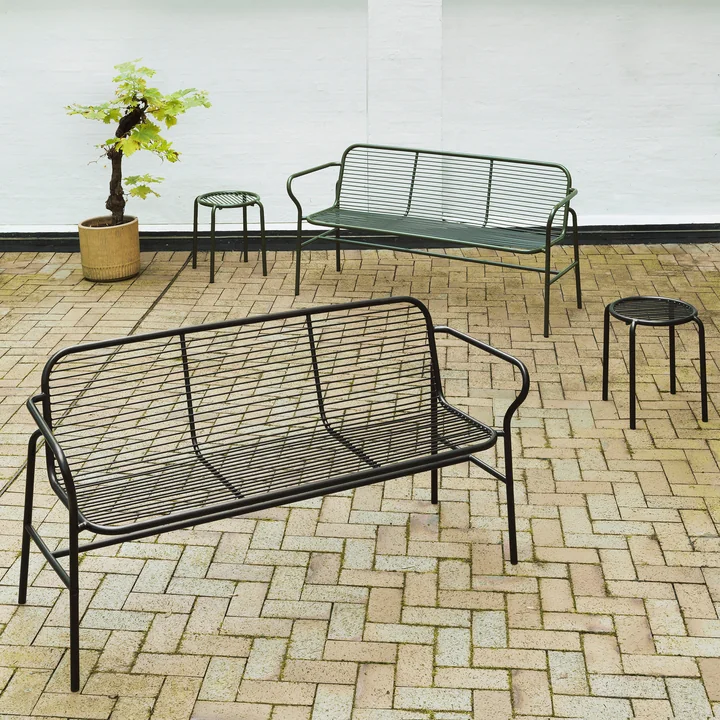 Normann Copenhagen - Vig Dining Bench, schwarz