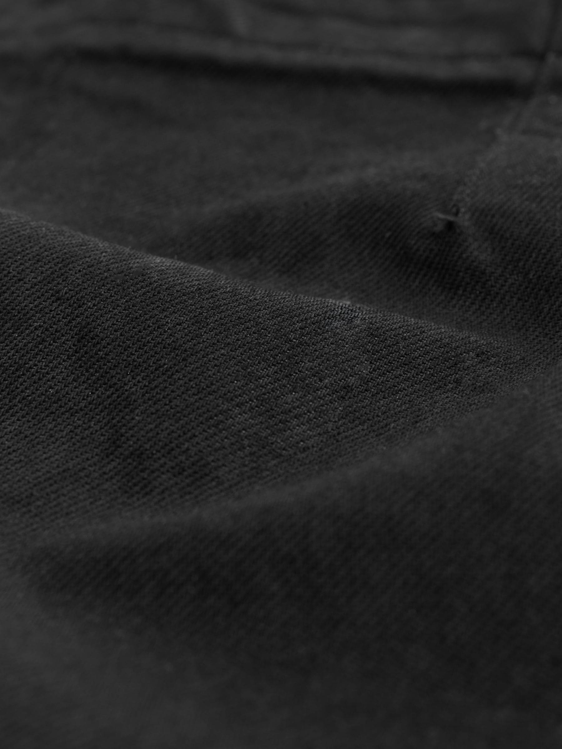 Zwart met coating - Denim minirok