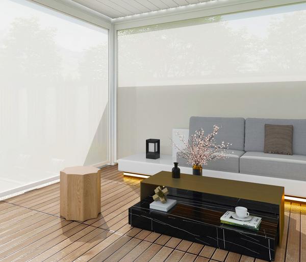 Weide Sonnenrollo für Deluxe/Classic Pergola,