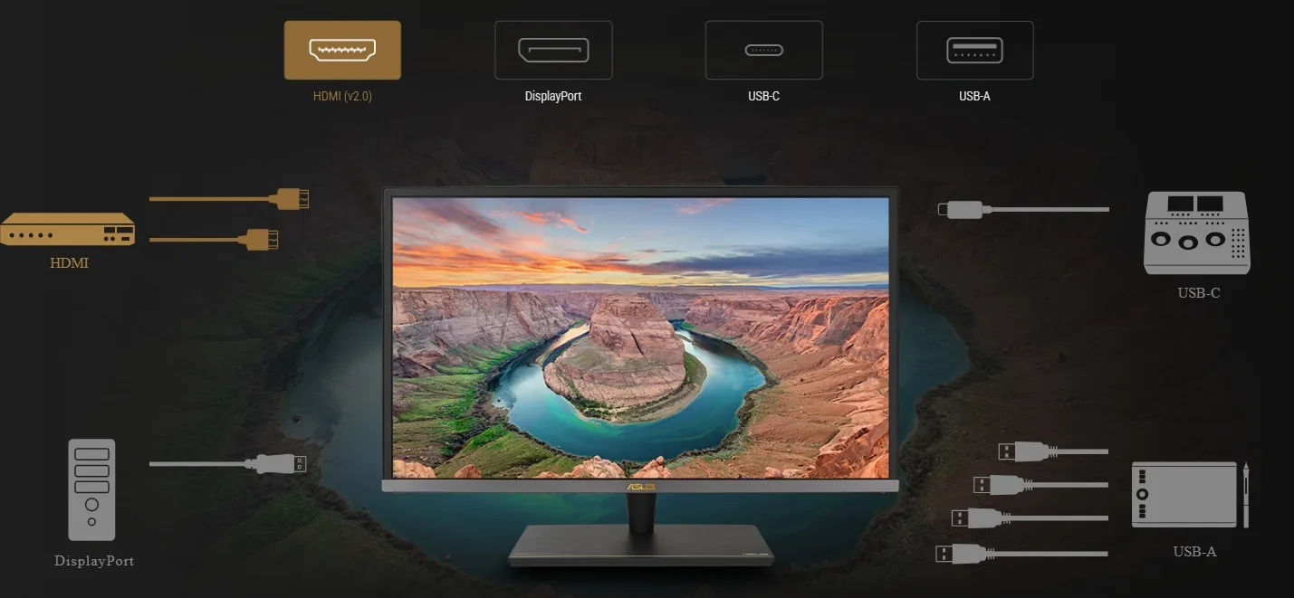 Asus ProArt Display PA27UCX-K Écrans de bureau et professionnels