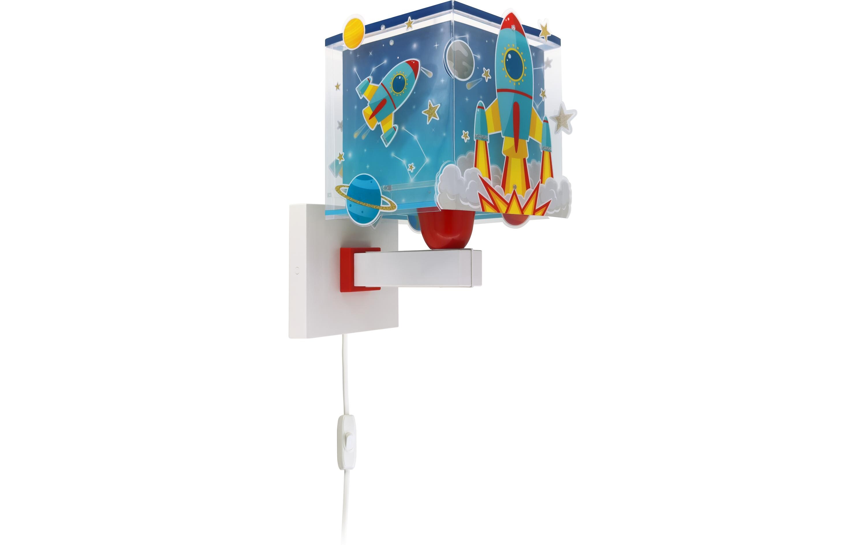 Wandleuchte RocketWandlampe mit Doppelschirm für Kinderzimmer