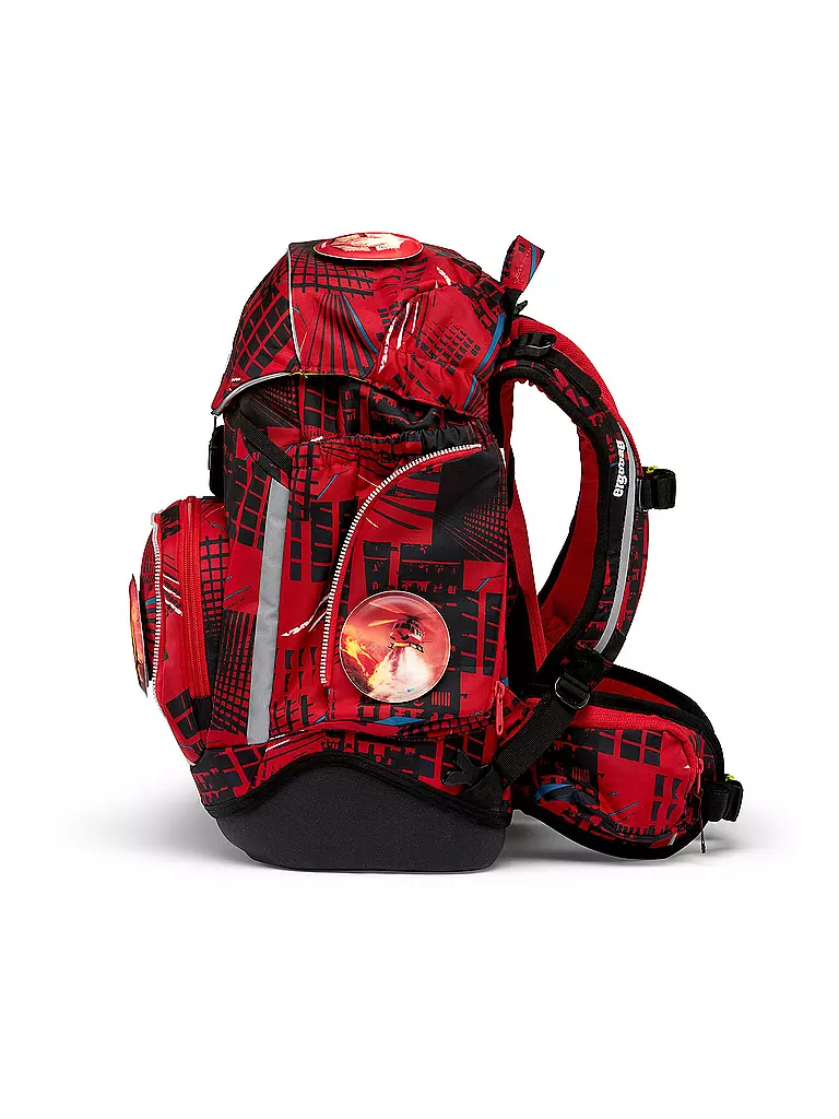 ERGOBAG Schultaschen Set 6tlg PACK - AlarmBäreitschaft  rot