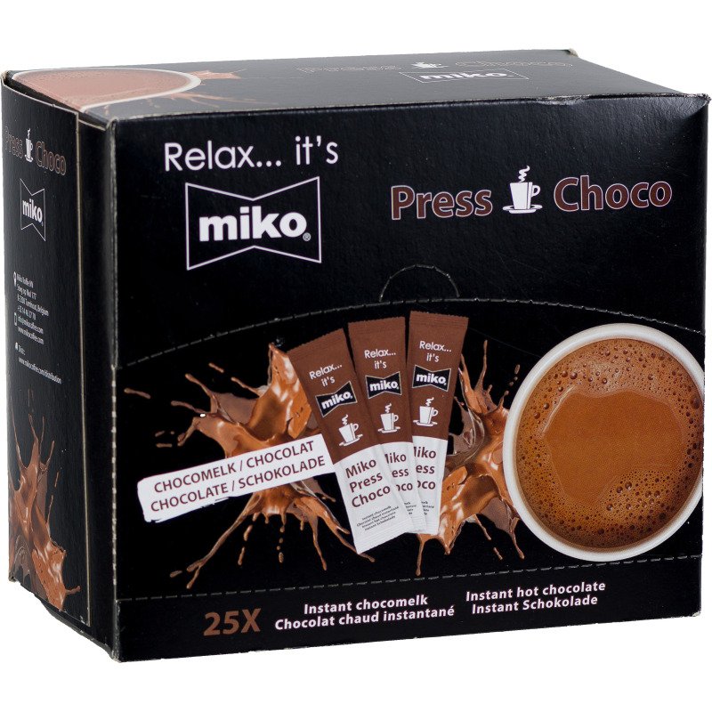 Sticks de Chocolat en poudre MIKO – Boîte de 25