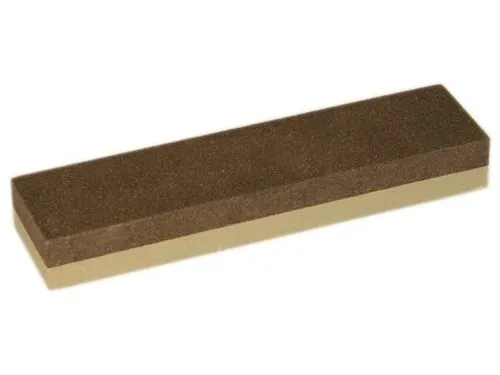 Slibesten kombi 150x50x25 mm - én fin og én grov side, korn 120/320