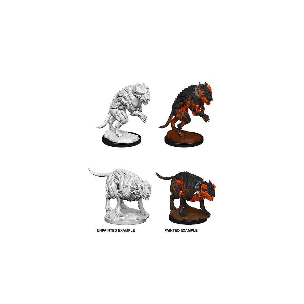 Pathfinder Deepcuts Unpainted Miniatures: Hell Hounds