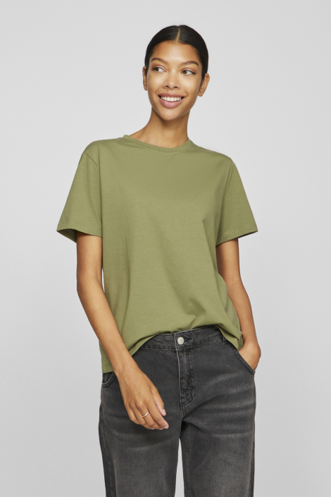 Vila groene dames t-shirt