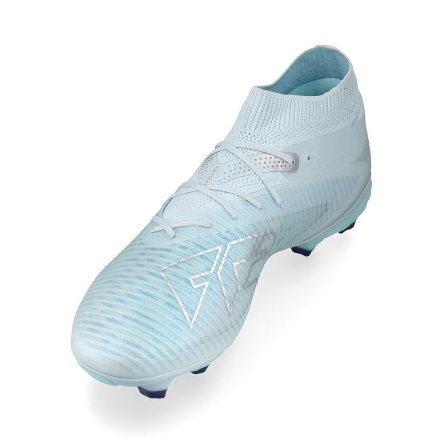 PUMA Future 8 Pro FG/AG Light Up - Icy Blue/Turquoise/Lapis Lazuli Femme ÉDITION LIMITÉE