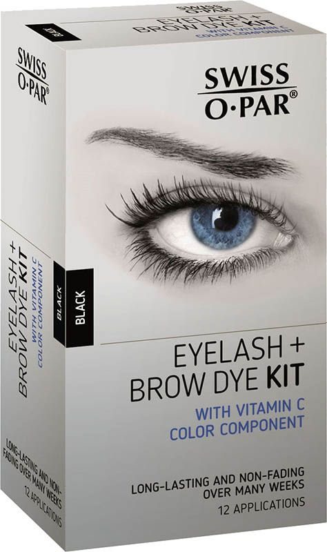 SMISS O PAR Augenbrauen- und Wimpernfarbe<br>5 ml, Flasche, schwarz