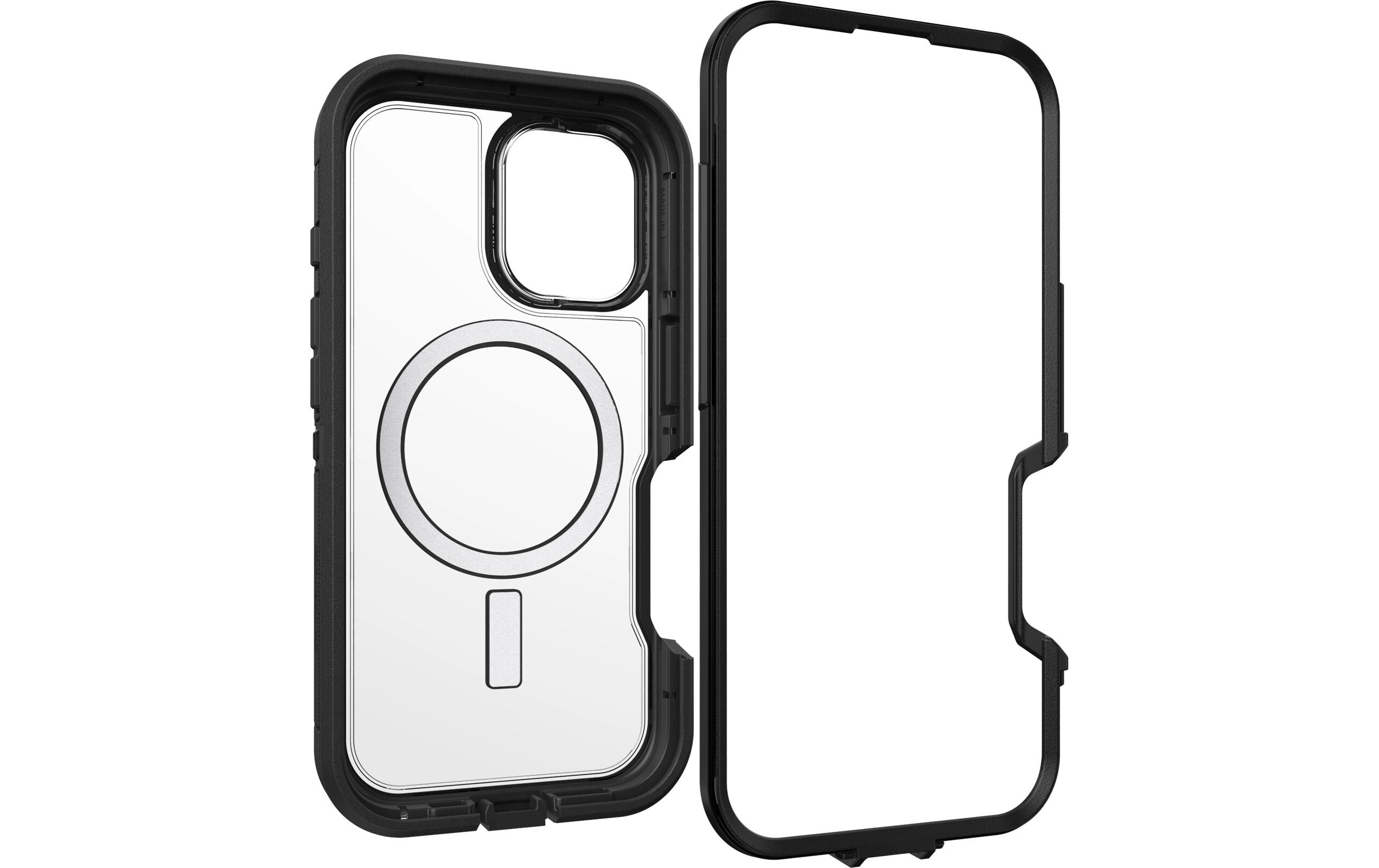Back Cover Defender XT iPhone 16 SchwarzSchutzhülle für das Apple iPhone 16 mit MagSafe Lademöglichkeit
