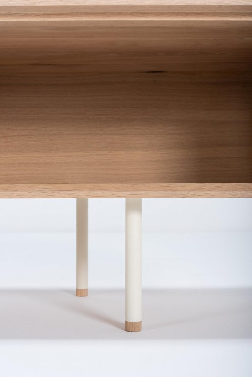 Gazzda Fina dressoir tv-meubel 200x45 natural/zwart