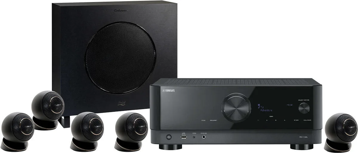 Yamaha RX-V4A   Cabasse Eole 4 5.1 Noir Chaînes Grand Spectacle