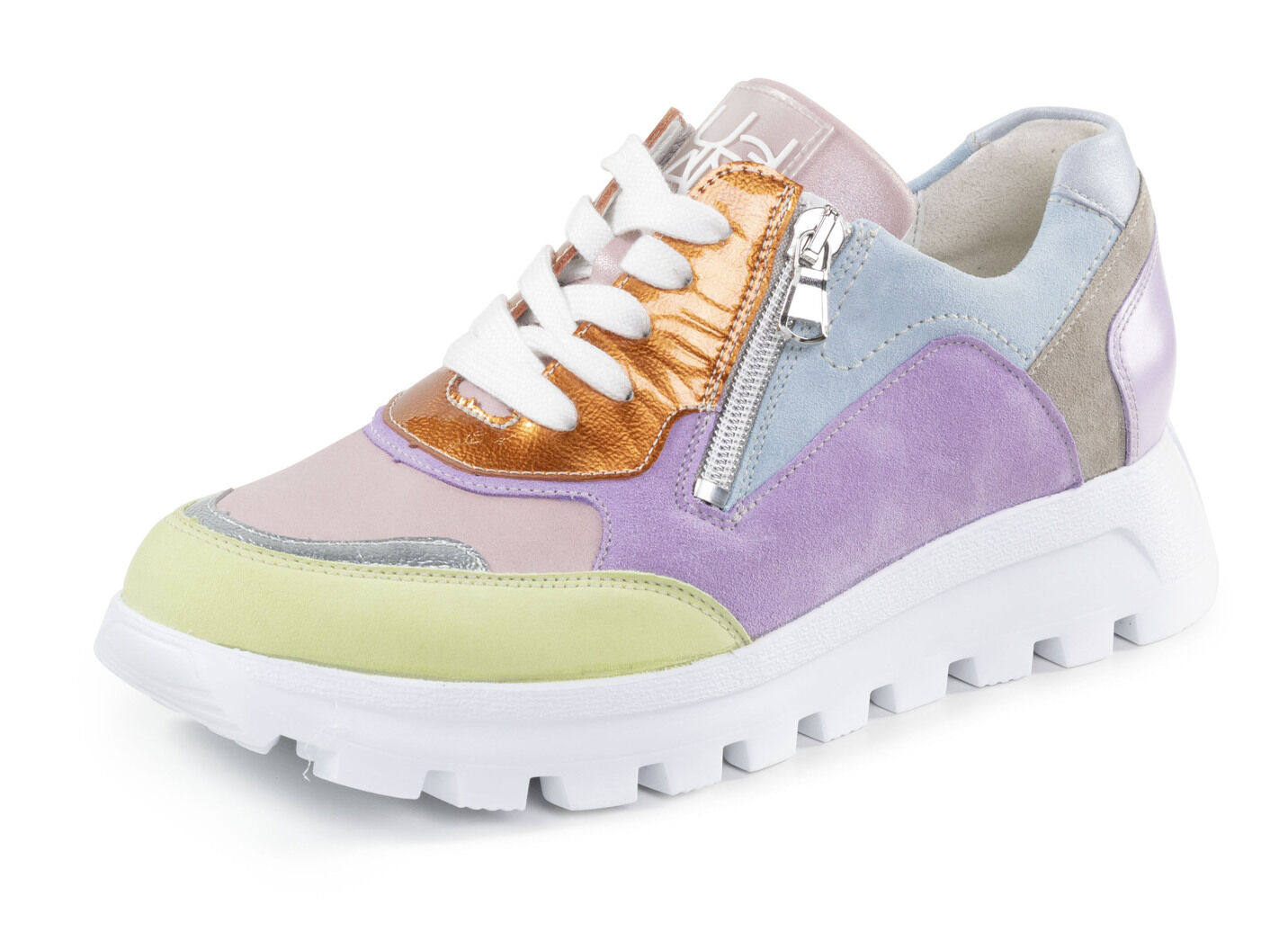 Waldläufer, trendige Damen-Sneaker, Weite H, mit herausnehmbarem Fussbett