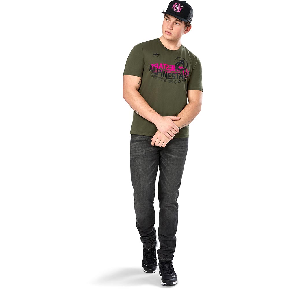 Alpinestars - T-shirt Semicircle SS CSF Kaki