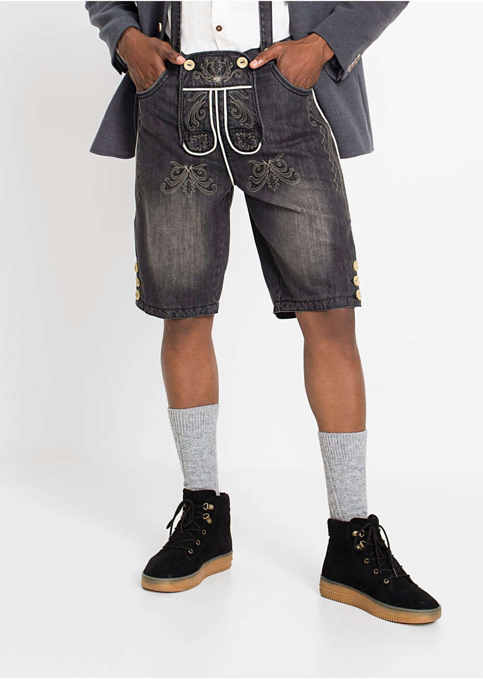 Bermuda en jean bavarois Regular Fit