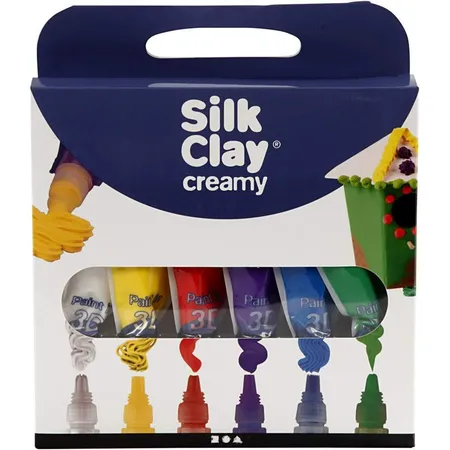 Silk Clay® Cremefarbenes Set 6 x 35 ml