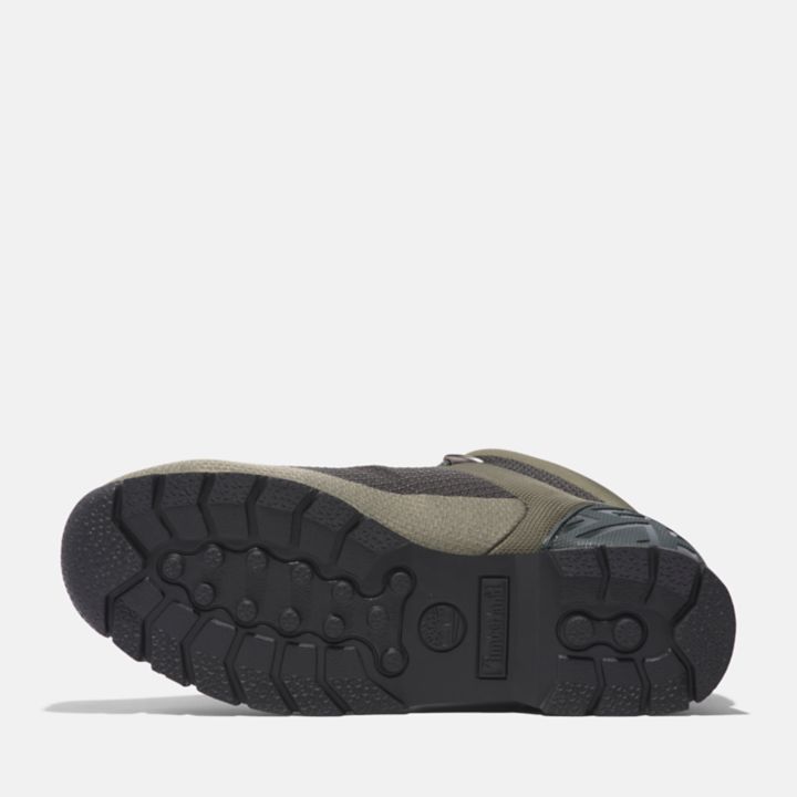 Bota de caminhada impermeável Euro Sprint para homem, na cor verde/cinza.
