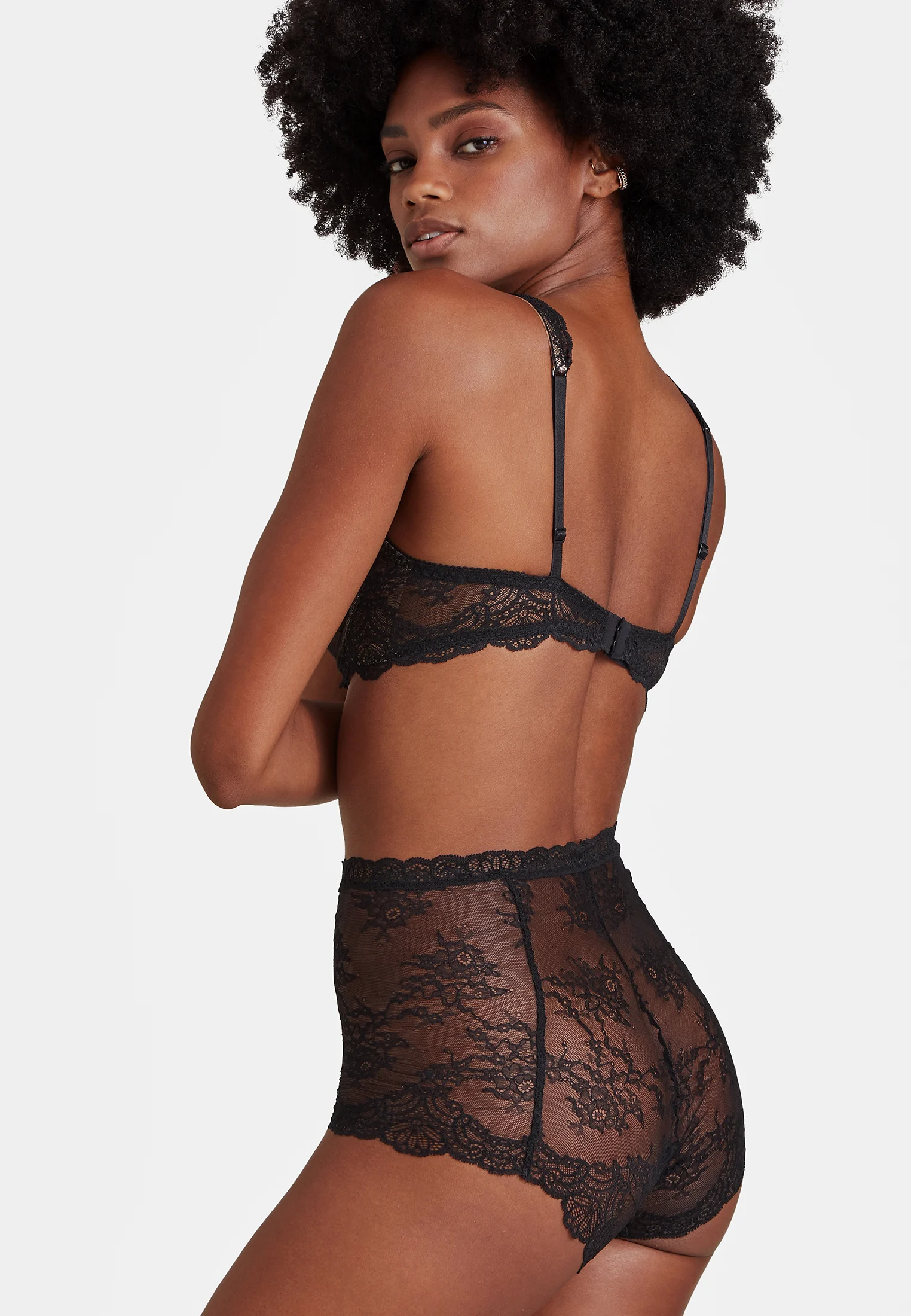 DANSE DES SENS - Culotte taille haute | Noir