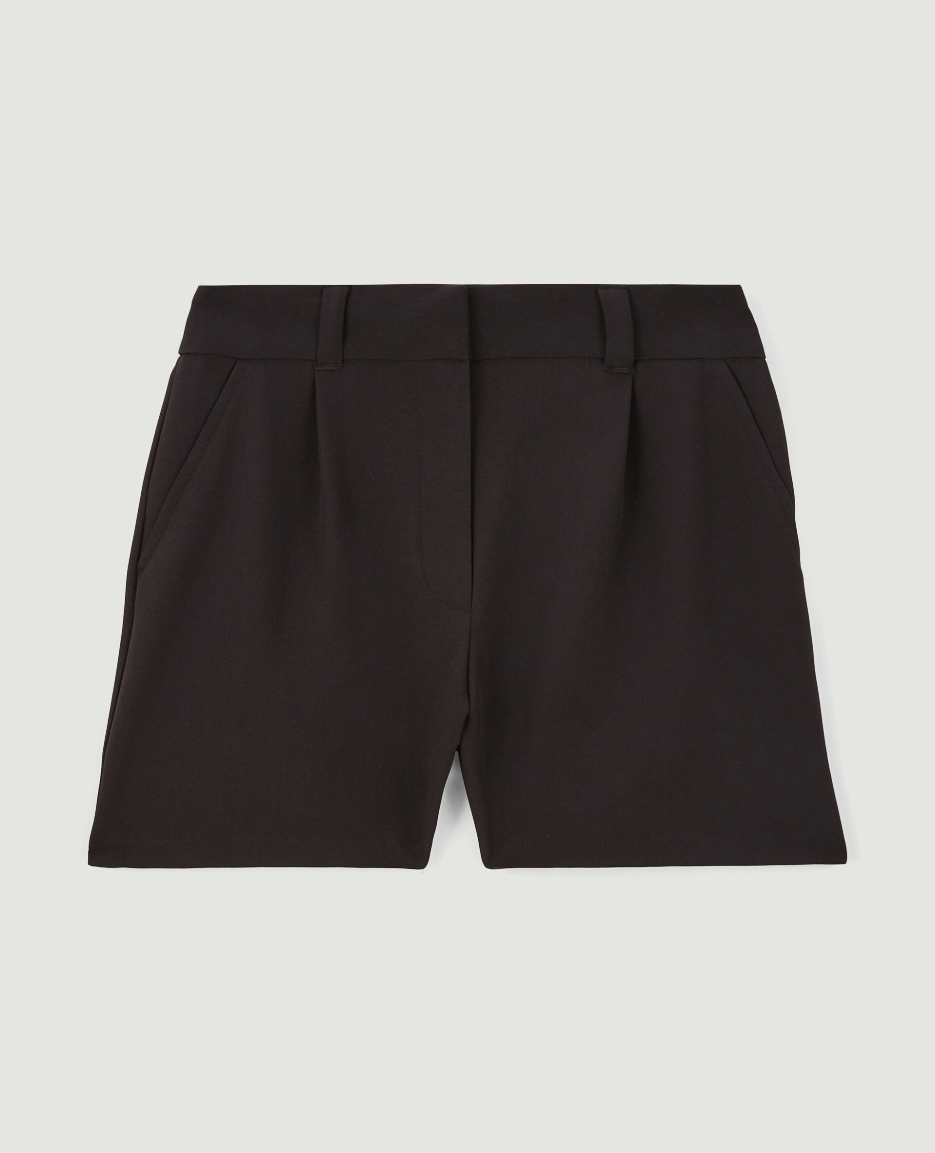 Short city taille haute - Noir