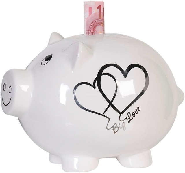 Casablanca by Gilde Wanddekoobjekt »Sparschwein Big Love«
