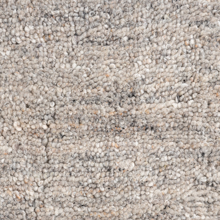 Rond Berber vloerkleed - Aicha Grijs | Comfortabel