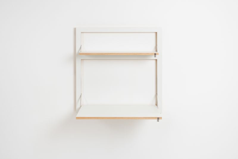 FlÃ¤pps Wandbureau|secretaresse 80x80-2 - Wit